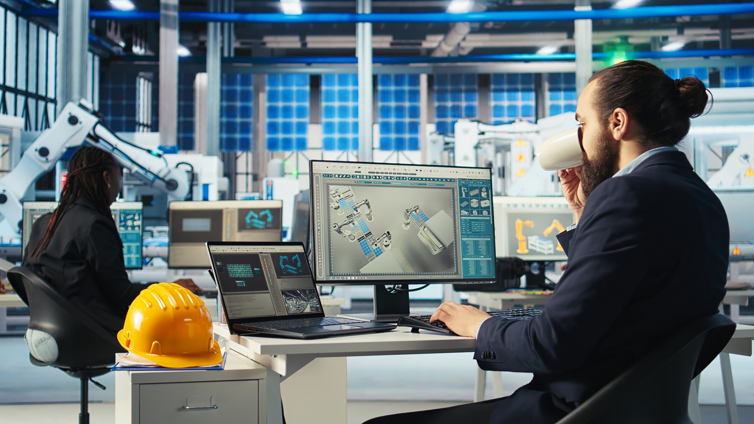 Procurement head searching for manufacturers on Google